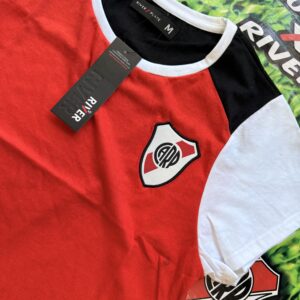 Remera Mujer Corta Roja– River Plate Licencia Oficial