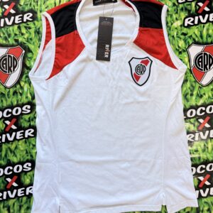 Musculosa Mujer Blanca - River Plate Licencia Oficial