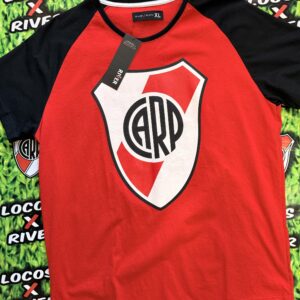 Remera Roja Escudo - River Plate Licencia Oficial