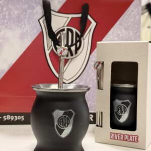 Mate Metal+ Bombilla – River Plate
