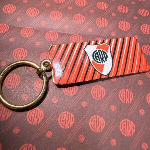 Llavero Mediano Metal - River Plate