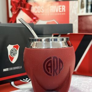 Mate con Bombilla River Plate 02